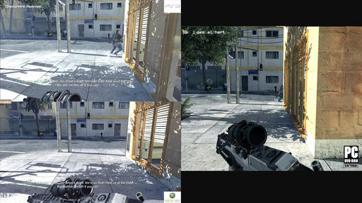 Modern Warfare 2 - Cравнение графики